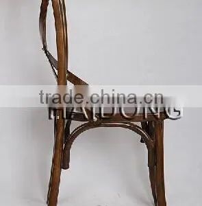 Modern Commercial Use Silla Wood Cross Back Chair Quality Choice thumbnail-2
