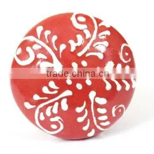Ceramic Knobs/Cabinet Knobs/Drawer Knobs/Hand Painted Knobs thumbnail-1