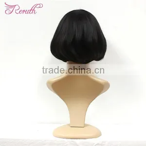 2015 Hot Sale Cheap Synthetic Hair Black Short Bob Wigs thumbnail-3
