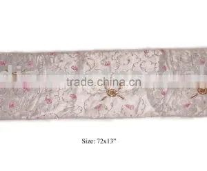 Table Runner, Beaded Table Runner, Indian Table Runner thumbnail-1