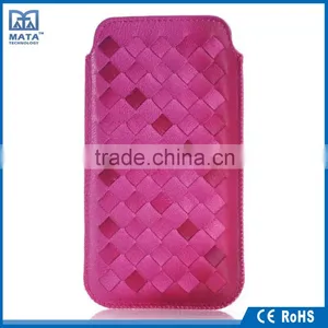 Customized Fashion PU Material Pull Out Leather Phone Case for Phone Pouch thumbnail-4