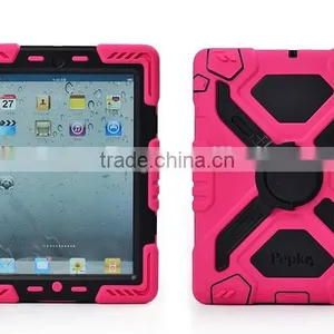 Waterproof Case for Ipad, Silicon pc With Kickstand Case for Tablet thumbnail-1