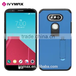 IVYMAX Hot Sale Slim Armor Case for LG G5 Mobile Phone Tpu pc Combo With Kickstand Cellphone Cover thumbnail-5