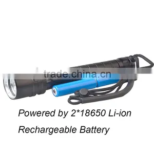 LED Diving Flashlight Torch Lamp Waterproof Flashlight thumbnail-5