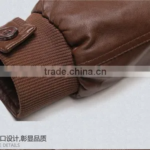 European Style and Spring Season Wholesale Men Leather Jacket thumbnail-5