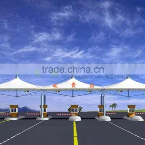 PVDF PTFE Self-cleaning Economical Membrane Structure Fit for Toll Station thumbnail-1