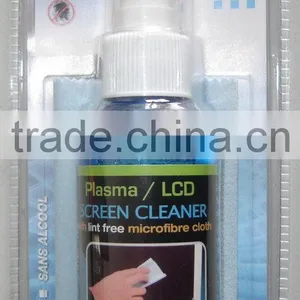 120ml Cleaner 12*18CM Double-sided Microfiber Cloth LCD Cleaning Kit thumbnail-1