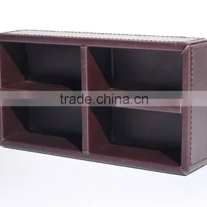 2015 New Arrived Waterproof Leather Scarf Storage Box thumbnail-2