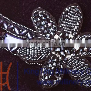 Womens Royal Blue Velvet Bridal Hats thumbnail-6