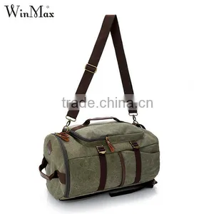 Large Capacity Daily Backpack for Men Travel Hiking Canvas Backpack Bag thumbnail-4