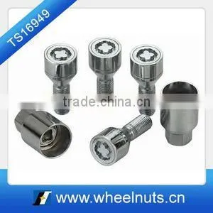 Plastic Cap 360 Degree Revolving Sleeve Wheel Lock Bolts thumbnail-3