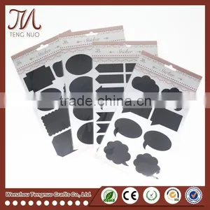 Tengnuo New Design Chalkboard Labels Wave Border Removable Chalkboard Sticker thumbnail-5
