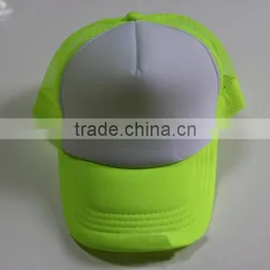 6 Panel Blank Mesh Trucker Cap thumbnail-2