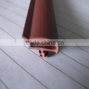 OEM NBR EPDM Silicone Extruded Extrusion Rubber Bathroom Sealing Strip F-240(2) thumbnail-1