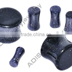 ADIS Hot Sell Natrual Stone Ear Piercing Plugs thumbnail-1