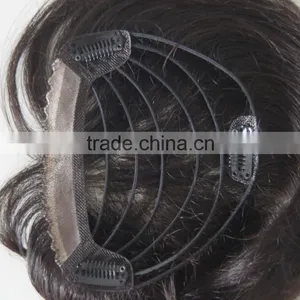 New Design 6 Inches Body Wave Black Mens Toupee thumbnail-1