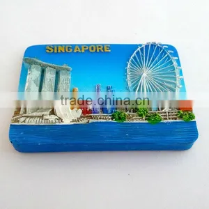 Singapore Tourism Souvenir Resin Fridge Magnet for Promotion Quality Choice thumbnail-1
