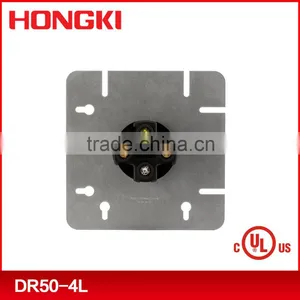 UL CUL 125V/250V 50AMP NEMA 14-50R Flush Mount Dryer Receptacle thumbnail-1