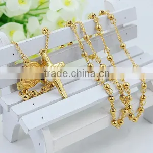 Latest Custom Design 18k Gold Plated Cross Pendant thumbnail-1