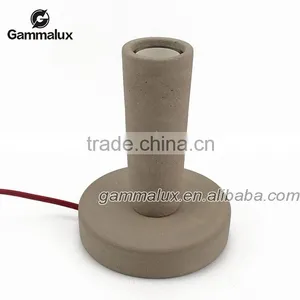 Vintage Style Concrete Table Lamp Concrete Desk Lamp Wiht Edison Bulb thumbnail-3