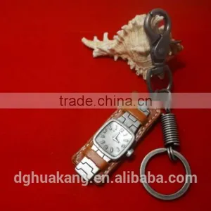 2016 Promotional Sales Popular Watch Design&Spring Ring Carabiner Keychain thumbnail-3