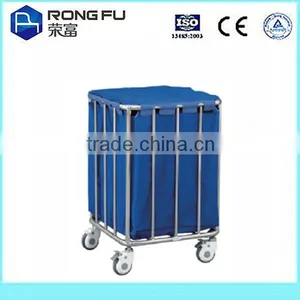Stainless Steel Dirty Clothes Bag Trolley thumbnail-1