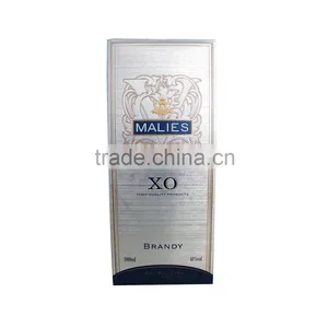 Cheap Customized Special Silver Cardboard Brandy Wine Box Printing Service thumbnail-2