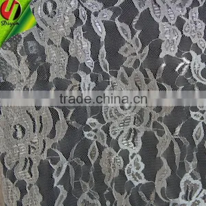 Knit Fabric With Silver 11001 Types of Lace Fabric thumbnail-2