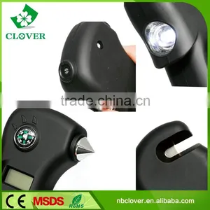 Glass Broken Hammer and Safe Belt Cutter Car LCD Display Digital Tire Gauge thumbnail-3