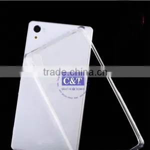 C&T 0.3mm Ultra Thin Clear Rubber Soft TPU Matte Case Cover for Sony z2 thumbnail-6
