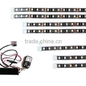 8pcs RGB Motorcycle Led Lighting Kit With 4key Remote Control thumbnail-1