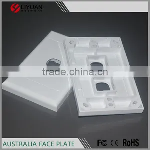 LY-FP163 3 Port RJ5 LiYuan Australia Face Plate Wall Outlet thumbnail-5