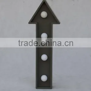 Plastic and Wood Wedding Led Sign Light Christmas Led Lights thumbnail-3