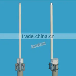 Outdoor/Indoor 2400-2483 MHz/2.4GHz 12dB Omnidirectional Fiberglass WIFI Antenna thumbnail-1