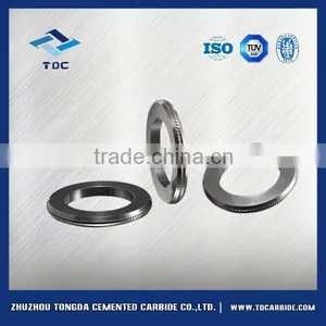 China High Quality Gold Tungsten Carbide Ring thumbnail-1