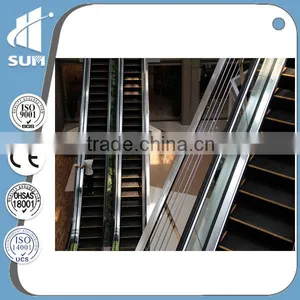 CE Approved Speed 0.5m/s Aluminum Step Parallel Escalator thumbnail-2