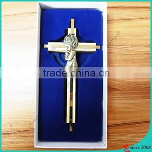 Home Chapel Decoration Jesus Christ on INRI Cross Wall Crucifix thumbnail-4