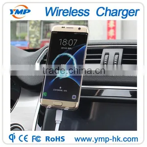 Aluminum Magnetic Car Cell Phone Wireless Charger thumbnail-4