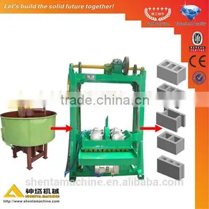 High Precision SHENTA QTJ4-60 Advanced Technology Concrete Block Making Machine thumbnail-1