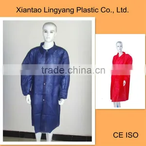Disposable Nonwoven Hospital Mens Surgical Lab Coat thumbnail-1