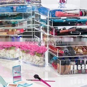 Makeup Organizer With Drawers Acrylic Makeup Organizer thumbnail-2