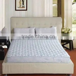 Waterproof Quilted Soft Felt Anti-slip Washable Microfiber Mattress Pad thumbnail-2