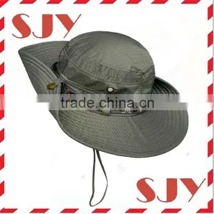 Outdoor Sportswear Fisherman Sun Hats Bucket Hat With Adjustable Pull String thumbnail-1