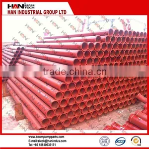 Delivery Pipe Concrete Pump ST52 DN125*3M Twin-Wall Pipe PUTAMEISTER 2.5+2mm thumbnail-2