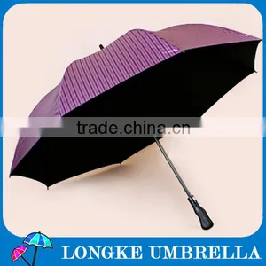 Good Quality Different Colors of Stripe Golf Umbrella thumbnail-1
