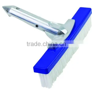 10"/25cm Swimming Pool Brush/Floor Wall Brush Cleaning Wall Brush With Aluminium Handle P1406 thumbnail-1