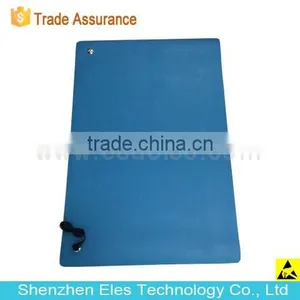ES14101 Glossy/dull Blue Black Green Antistatic Rubber Table Mat ESD Table Mat thumbnail-2
