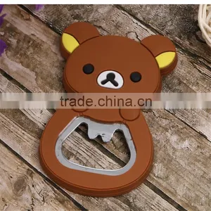 Eco-friendly Promotion Soft PVC Beer Bottle Opener thumbnail-1