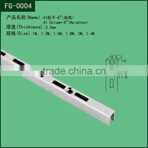 Metal Tube Slotted Strut Channel/ Shelving Channel Uprights/ Supermarket Equipment thumbnail-1