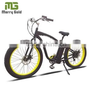 Fat Tire 48v 500w Hummer Seagull Electric Beach Cruiser Bicycle thumbnail-1